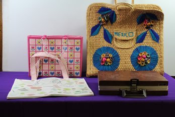Mexico Bag, Pink Bag, Small Case