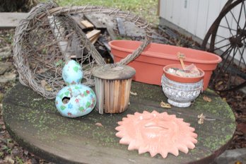 Vine Basket, Flower Pot, Birdhouse, Miscellaneous