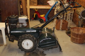 Craftsman Heavy Duty Rear Tine Tiller 6 Hp, 17 In