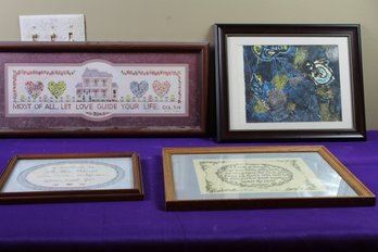 Four Framed Wall Decor