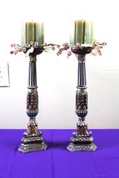 Two Pillar Candle Stands