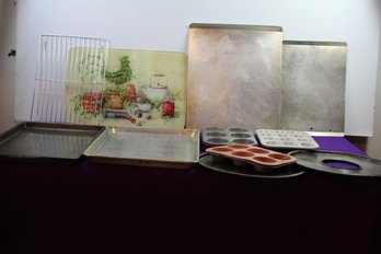 Sheet Pan Glass Cutting Board, Muffin Pans, Flat Pans