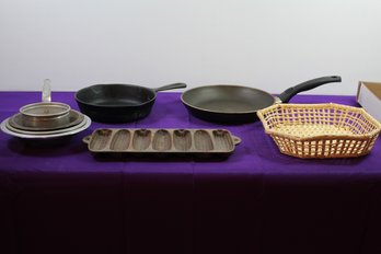 Cast Iron Skillet, Ballarina Skillet, Cornbread Mold, Miscellaneous