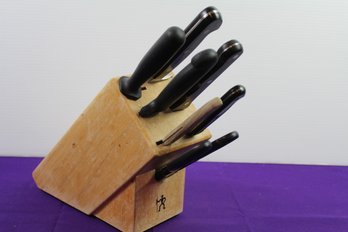 Knives And Butcher Block