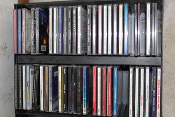 Black Case With Numerous CDs