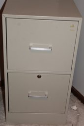Two Drawer Metal File Cabinet