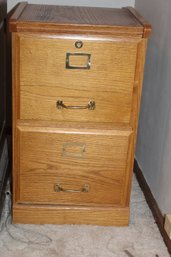 2-drawer Wood File Cabinet