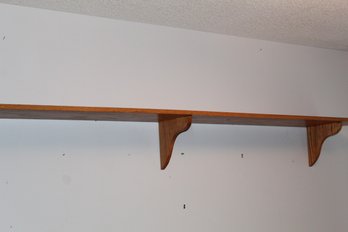 8-ft Wood Display Shelf