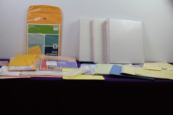 Office Supplies, Three Ring Notebooks