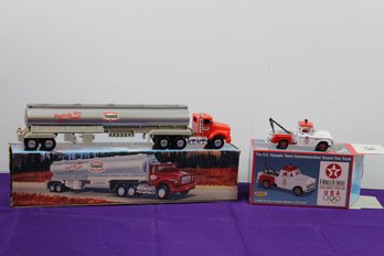 Texaco Tanker And Texaco Tow Truck