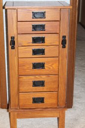 Nice Six Drawer Jewelry Box 40 Inch Tall, 18 In Wide