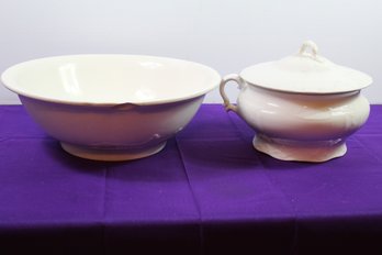 Ceramic Wash Basin And Chamber Pot