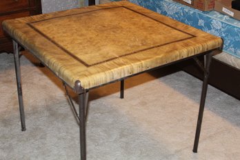 Brown Card Table