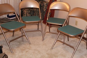 Four Samsonite Folding Chairs