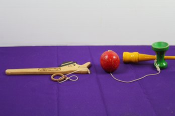 Vintage Ball, Scoop Game, Vintage Ring Game