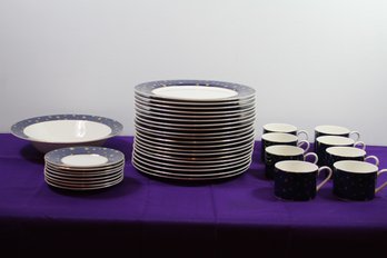 Galaxy Fine Porcelain By Sakura Made In Indonesia 14 Karat Gold Star China