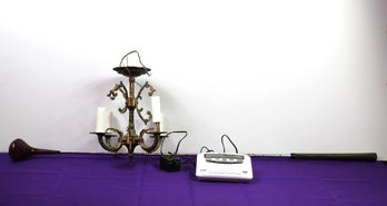 Midland Weather Radio, Golf Club, Small Chandelier