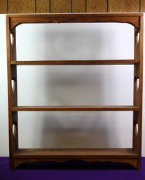 Bookshelf With Heart Cut Outs --36.5 HX 31.25 LX 7.