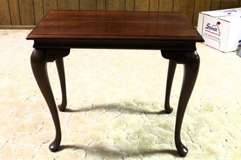 Vintage Country Style Side Table With Two Extendable Shelves. 24 Inch Tall. 28X18.