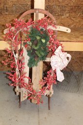 Antique Wood Sled 36 Inch