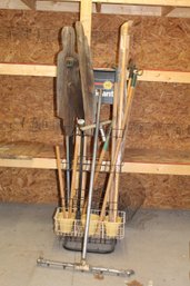 Phillips 66 Cart With Yard Tools
