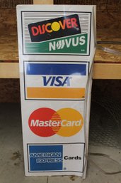 Credit Card Sign 36x14