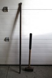 Sledgehammer And Rock Bar