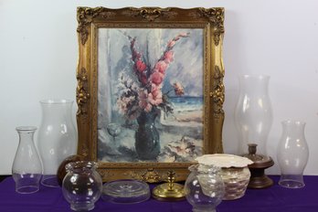 Floral Picture, Miscellaneous Lamp Tops