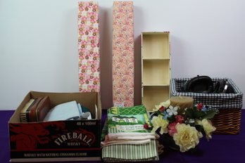 Dish Towels, Heating Pad, Wallpaper, Basket, Candle