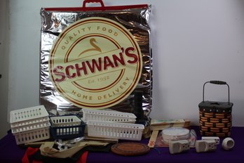 Miscellaneous Baskets, Smoke Detector, Bags, Patriotic Basket
