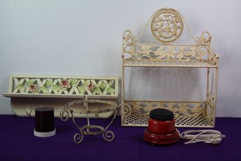 Two Wall Hangers, Candles