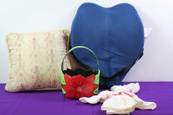 Chair Cushion, Pillow, Basket