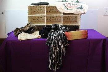 Cardboard Organizer, Hats, Scarf, Purse