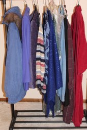 Ladies Coat, Two Pant Skirts, Blouses