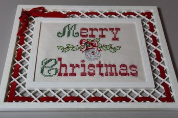 Merry Christmas Needlepoint