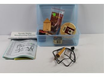 Wood Burning Pen And Materials