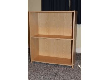 Wooden 2 Shelf Bookcase 27 In