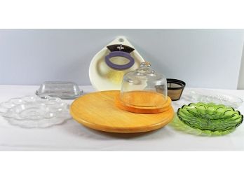 Candy Dishes, Egg Tray, Butter Dish, Cheese Ball Platter