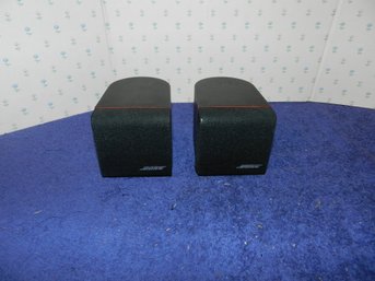 PAIR OF BOSE REDLINE CUBE SPEAKERS TESTED WORKING