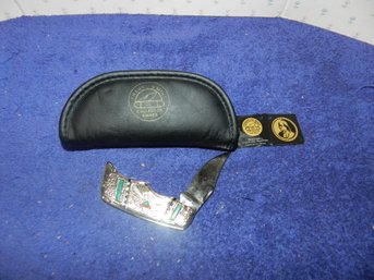 VINTAGE FRANKLIN MINT NATIVE AMERICAN TURQUOISE POCKET KNIFE