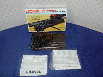 LIONEL 027 GAUGE REMOTE CONTROL SWITCH LEFT HAND