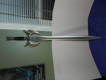 COSPLAY DRAGON HEAD STEEL SWORD 32' LONG HEAVY