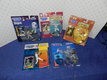 LOT OF 5 STARTING LINEUP FIGURES FOXX PALMER MADDUX BONDS GALARRAGA