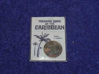 TREASURE COINS CARRIBEAN REPLICA PILLAR PIRATE DOLLAR