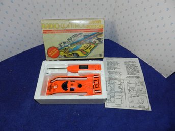 VINTAGE RADIO CONTROL PORSCHE RACER MODEL SC-700 COMPLETE IN BOX