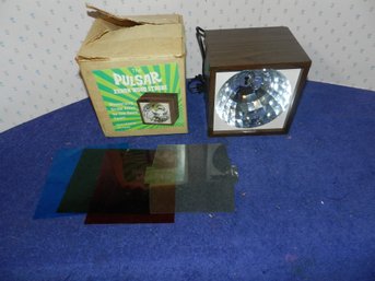 VINTAGE 1980S THE PULSAR XENON STROBE LIGHT COMPLETE IN BOX