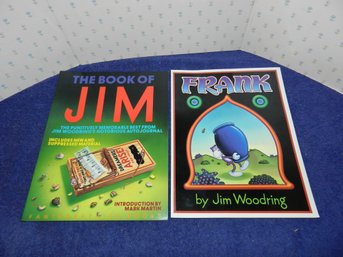 PAIR OF JIM WOODRING GRAPHIC NOVELS BOOK OF JIM AND FRANK