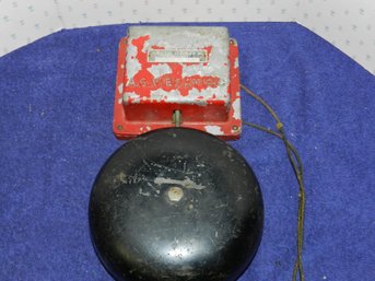 VINTAGE ACME FIRE ALARM VIBRATING BELL NY