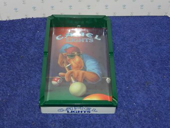 VINTAGE CAMEL LIGHTS POOL TABLE ASHTRAY NEW