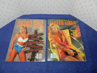 2 PLAYBOY MAGAZINE SUPPLEMENTS CAREER GIRLS COLLEGE GIRLS